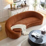 Stylish Curved Sofa Couch Comfortab