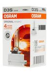 OSRAM XENARC ORIGINAL D3S HID, Xenon Headlight Bulb 66340HBI, Folding Carton Box (1 piece), Other, White