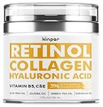 Kinpar Lifting Retinol Cream for Face - Anti-Aging Support with Collagen - Hyaluronic Acid Facial Moisturizer - Made in the USA, 50 ml (Pack of 1)