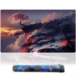 sabermaster TCG playmat Table Mats Size 70X40 cm Mousepad Compatible for MTG RPG CCG Trading Card Game Play mats Original Play Mat Art Designs & Accessories (2)