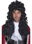 Smiffy's Pirate Captain Wig - Black