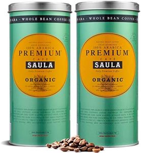 Café Saula grano Premium Ecológico 100% arábica - Pack 2 botes de 500 gr