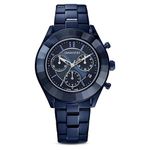 Swarovski Octea Lux Sport watch, Metal bracelet, Blue, Blue finish