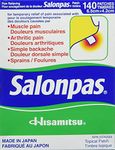 Salonpas Pain Relieving Patch, 140 Patches x 2pk by DoubleNet