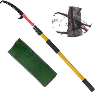 SUNORCHID Telescopic Tree Pruner 10 Foot Pole Saw Extendable Long Reach Tree Pruning Saw Tree Loppers for Pruning and Trimming Branches and Leaves