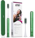 Go Plus Sonic Toothbrushes for Adults w/Electric Toothbrush Case - Electric Toothbrush for Adults & Kids - Sonic Toothbrush w/ 2 Speeds - 18000-24000 Vibrations Per Minute (Emerald Green)