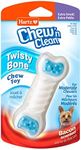 Hartz Chew ‘n Clean Twisty Bone Dog Chew Toy, Bacon Scented for Moderate Chewers, Extra Small