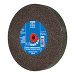 PFERD 61755 Bench Grinding Wheel, Aluminum Oxide, 7" Diameter, 1" Thick, 1" Arbor Hole, 46 Grit, 3600 Maximum RPM