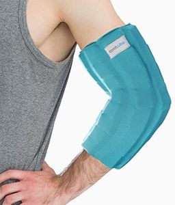 Comfcube Elbow Ice Pack for Tendonitis & Tennis Elbow, Long Lasting Cold Compression Ice Pack Wrap Sleeve Pain Relief for Arthritis, Injuries, Swelling, Golfers Arm