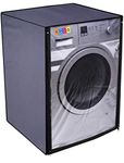 AMRO Washing Machine Cover Front Load/Dishwasher, Universal Compatible for - 6.5 Kg, 7 Kg, 7.5 Kg, 8 Kg Bosch/LG/Samsung/Whirlpool/LLYOD/Godrej/Dust Cover/Protective Cover-Washable & Dustproof-GREY