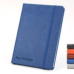 Personalised Custom Premium Hardcover Notebook | Design A Truly Unique Journal | Laser Engraved Gift Idea - A4, blue