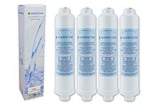 Finerfilters FF-6010PF Inline Water Filter Compatible with B&Q Aquashield 2000712 Undersink Kit (4 Pack)