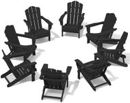 KINGYES Folding Adirondack Chair Se