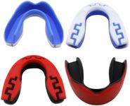 2 Pcs Upgrade Sports Mouth Guard RUIFUNETEK Professional Mouthguard, EVA Food Grade Mouth Guard, Breathable Teeth Braces for Boxing, Hockey, Basketball, Taekwondo, Karate, Wrestling