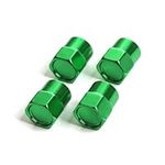 4Pcs Car Tyres Valve Caps for Subaru BRZ XV Crosstrek Outback Legacy Forester Impreza Tribeca | Automotive Rims Leak-Proof Dust Resistant Corrosion Leak-Proof Accessories,A/Green