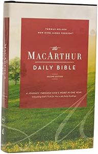 The NKJV, MacArthur Daily Bible, 2nd Edition, Hardcover, Comfort Print: A Journey Through God's Word in One Year