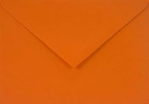 Netuno 100 orange coloured envelopes DIN C6 114x162mm 4.49x6.39 inches 115gsm Sirio Color Arancio pointed gummed flap no window for wedding invitations birthday greeting cards flyers Christmas voucher