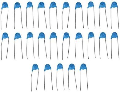 Joyzan Ceramic Capacitor, Capacitors Assortment Kit 221K 15KV 220PF High Voltage and Capacitance Small Assorted Capacitor Electrolytic Monolithic Capacitor for Electronic Equipment Home Factory 25 PCS