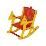 Nilkamal Jungle Baby Rocking Plastic Chair for Kids, Toddlers|Rocker and Bouncer,|Automatic Swing with Backrest |Baby Seat Suitable for 6 Months to 3 Years Age|Red and Yellow Colour