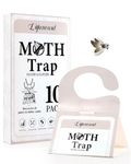 2-in-1 Pantry Clothing Moth Traps, 20-Pack Pantry Clothes Moth Killer Traps with Pheromones Attractor, Safe and Effective Solution for House Indoor