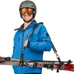 Mata1 Ski Strap & Pole Carrier (Bla