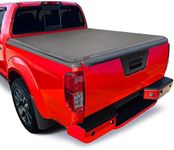MaxMate Premium TriFold Tonneau Truck Bed Cover For 05-15 Nissan Frontier 5 feet (with/without utility track); 09-12 Suzuki Equator 5 feet (60 inch) Trifold Truck Cargo Bed Tonno Cover (NOT For Stepside)
