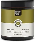 Every Man Jack Small Batch Beard Butter- Hinoki Spice Fragrance - Rejuvenates, Hydrates, and Styles Dry, Unruly Beards While Relieving Itch - Naturally Derived with Cocoa Butter and Shea Butter - 4-oz