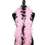 Fukang Feather Turkey Chandelle Feather Boa - 40 Gram 2Yards (Light Pink)