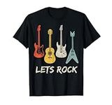 Lets Rock Rock n Roll Guitar Retro 