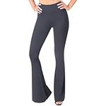 SATINA High Waisted Wide Leg Pants for Women | Women’s Palazzo Pants | Flared Leggings in Regular & Plus Sizes | 10 Colors