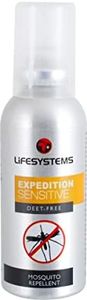 Lifesystems Insect Repellent Expedition Sensitive Pump Spray Repels Mosquitoes, Biting Insects and Ticks | Up to 6hrs Protection | Ideal For Children: DEET-FREE formula, Silver, 50 ml