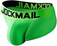 JOCKMAIL Mens Briefs Underwear Rainbow Comfort Men Underwear Briefs Men Underpants…, Green1, Large