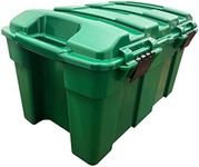 Pluto Packaging 40 Litre Large Capcity Indoor Outdoor Green Garden Storage Box Strong Trunk For Garages & Gardens (1)