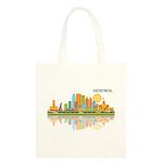 Tote Bag for her. Theme Montreal. Handmade, stylish, classy, chic.