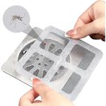 20 Pack Disposable Shower Drain Hair Catcher,Sink Cover Drain Hair Catcher mash Strainer Bathroom Accessories,Laundry,Bathtub, Kitchen,Sink Drainer Drain Guard mash Bathroom Drain Cover Jali