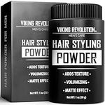 Viking Revolution - Hair Powder - Hair Styling Powder Men - Texture Powder - Easy to Apply Styling Powder - Mattifying and Volumizing - Residue Free - 28 g