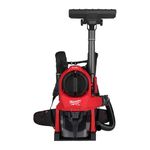 Milwaukee M18FBPV2-0 18v Fuel Backpack Vacuum Naked, Black
