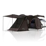 IDOOGEN SUV Tent,Versatile Camping Tent, Triple-Expanding,Waterproof, Fits Various Vehicle Types,Ideal for Family Camping and Outdoor Gatherings，Brown