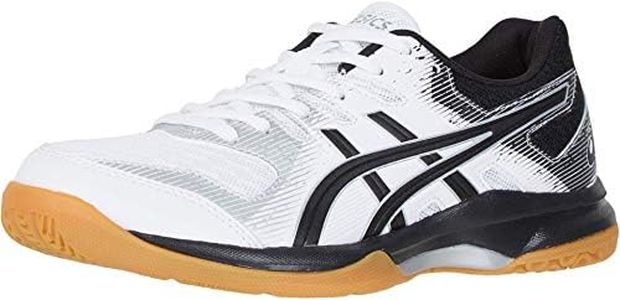 ASICS Women's Gel-Rocket 9 Volleyball Shoes, 10, White/Black