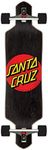 Santa Cruz Classic Dot Drop Thru Cruiser Skateboard, 9.0 x 36 Inch