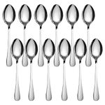 Table Spoons,Cutlery Spoon Stainless Steel Tablespoons Set,Pack of 12