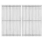 Hongso 17" SUS 304 Stainless Steel Cooking Grates Replacement for Charbroil 463250509, 463250510, 720-0341, 720-0549, 720-0670A, 720-0670C, 720-0697E, Home Depot Nexgrill 720-0830H, SCA022, Set of 2