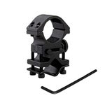 WindFire Scope Mount Adjustable 25mm Ring and 20mm Rail Mount Universal Barrel Bracket for Tactical Flashlight Hunting Torch, Airsoft Rifle Shot Gun Weapon Laser Sight Tube