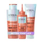 L'Oréal Paris Hair Expertise Density Booster Trio Set with Hair Serum, Aminexil-R for Fall Due to Breakage, Strengthening Formula, (3x Pieces, Shampoo, Conditioner, Serum)