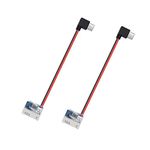 iFlight 2pcs Upgraded 90° Type C to 5V Balance Plug Charging Cable Power Cable for GoPro Hero 6/7/8/9/10 Used for FPV Drone Parts