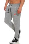 Nike M NSW JOGGER FLC AIR HRTG - Trousers for Men, Cool Grey/Coastal Blue, L