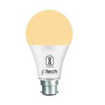 IFITech IFIDNSL-7W Dusk to Dawn LED Bulb | Auto ON/OFF Day/Night Sensor Led Bulb (Automatic On During Night, Off During Day) For Home, Office, Shop etc. (Warm White - Pack Of 1)- 2024 Model