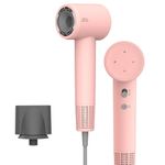 AINA Hair Dryer, BLDC Blow Dryer - Brushless Motor, 110,000 RPM Lightweight, Ionic Travel 110V/ALCI Plug(Baby Pink)