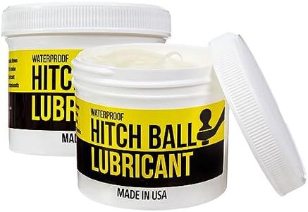 [2 Pack] Mission Automotive 4oz Trailer Hitch Ball Lubricant - Grease to Reduce Friction and Wear on Tow Hitch Mount Balls, King Pins, Hitch Locks, etc. - Waterproof Lube Made in The USA