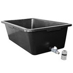 Versatile Large 90L Dog Bath/Pool/Tub - Suitable for Small to Large Breeds - with Drain Plug & Premium Connector - Perfect for medium and large dog breeds - Durable, Easy to Store. Set by MYPURECORE